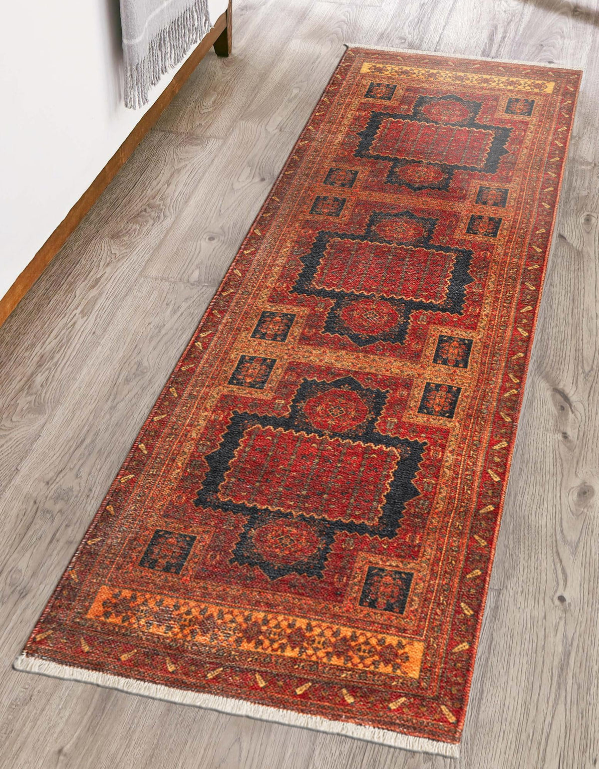 Bazaar Chic Collection Area Rug -  Taroudant Runner Rust Red  lifestyle 36