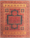 Bazaar Chic Collection Area Rug -  Taroudant Rectangle Rust Red  lifestyle 3