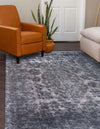 Bazaar Chic Collection Area Rug -  Asilah Rectangle Gray and Blue  lifestyle 9