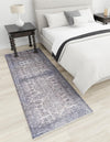 Bazaar Chic Collection Area Rug -  Asilah Runner Gray and Blue  lifestyle 24
