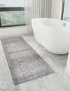 Bazaar Chic Collection Area Rug -  Asilah Runner Gray and Blue  lifestyle 36