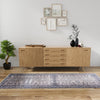 Bazaar Chic Collection Area Rug -  Asilah Runner Gray and Blue  lifestyle 61