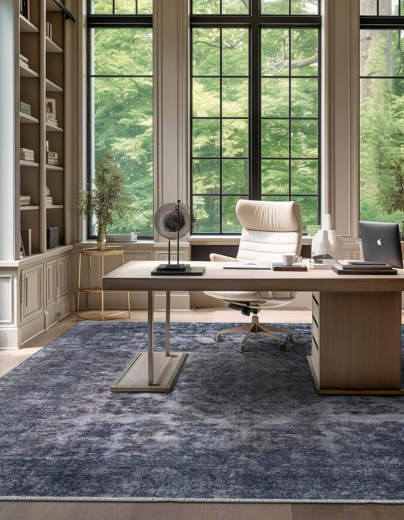 Bazaar Chic Collection Area Rug -  Asilah Square Gray and Blue  lifestyle 35