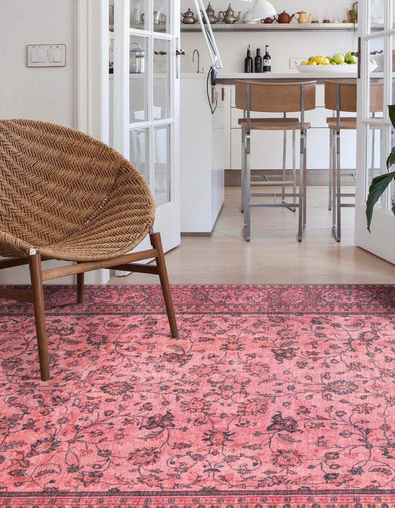 Bazaar Chic Collection Area Rug -  Larache Rectangle Antique Red  lifestyle 4