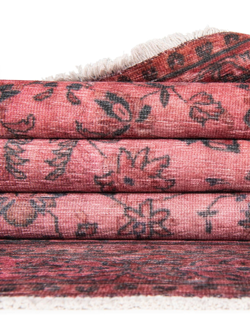 Bazaar Chic Collection Area Rug -  Larache Square Antique Red  lifestyle 58