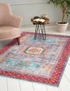 Bazaar Chic Collection Area Rug -  Nador Rectangle Multi  lifestyle 2
