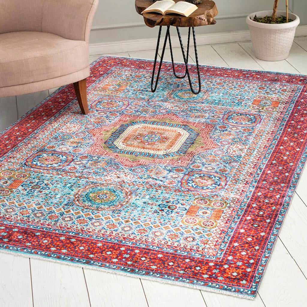 Bazaar Chic Collection Area Rug -  Nador Rectangle Multi  lifestyle 15