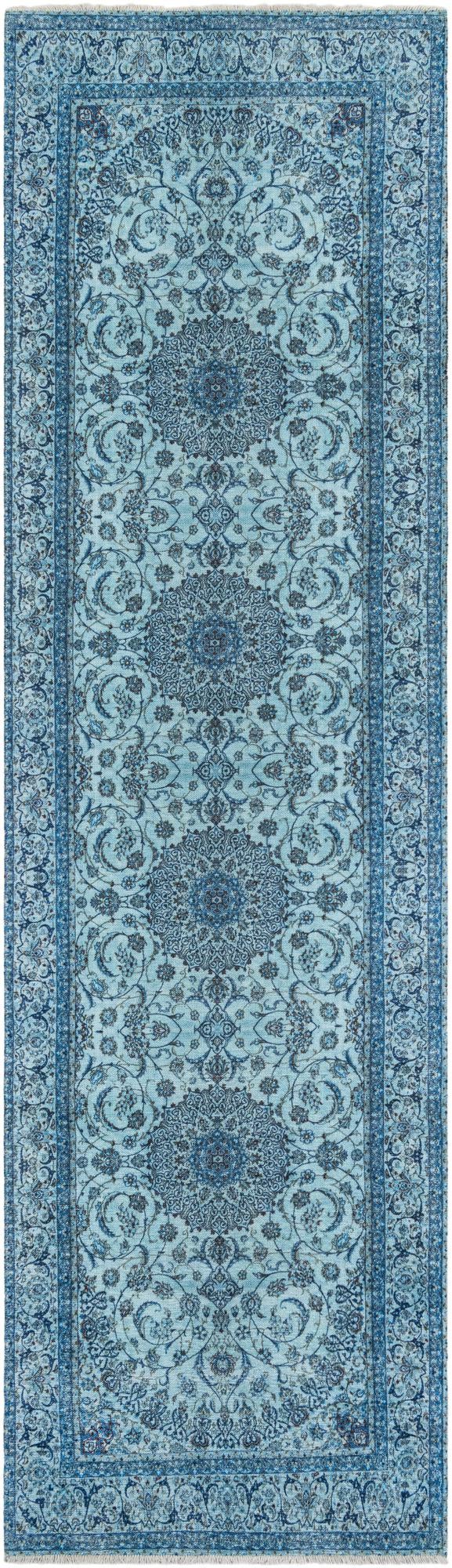 Bazaar Chic Collection Area Rug -  El Jadida Runner Blue  lifestyle 18