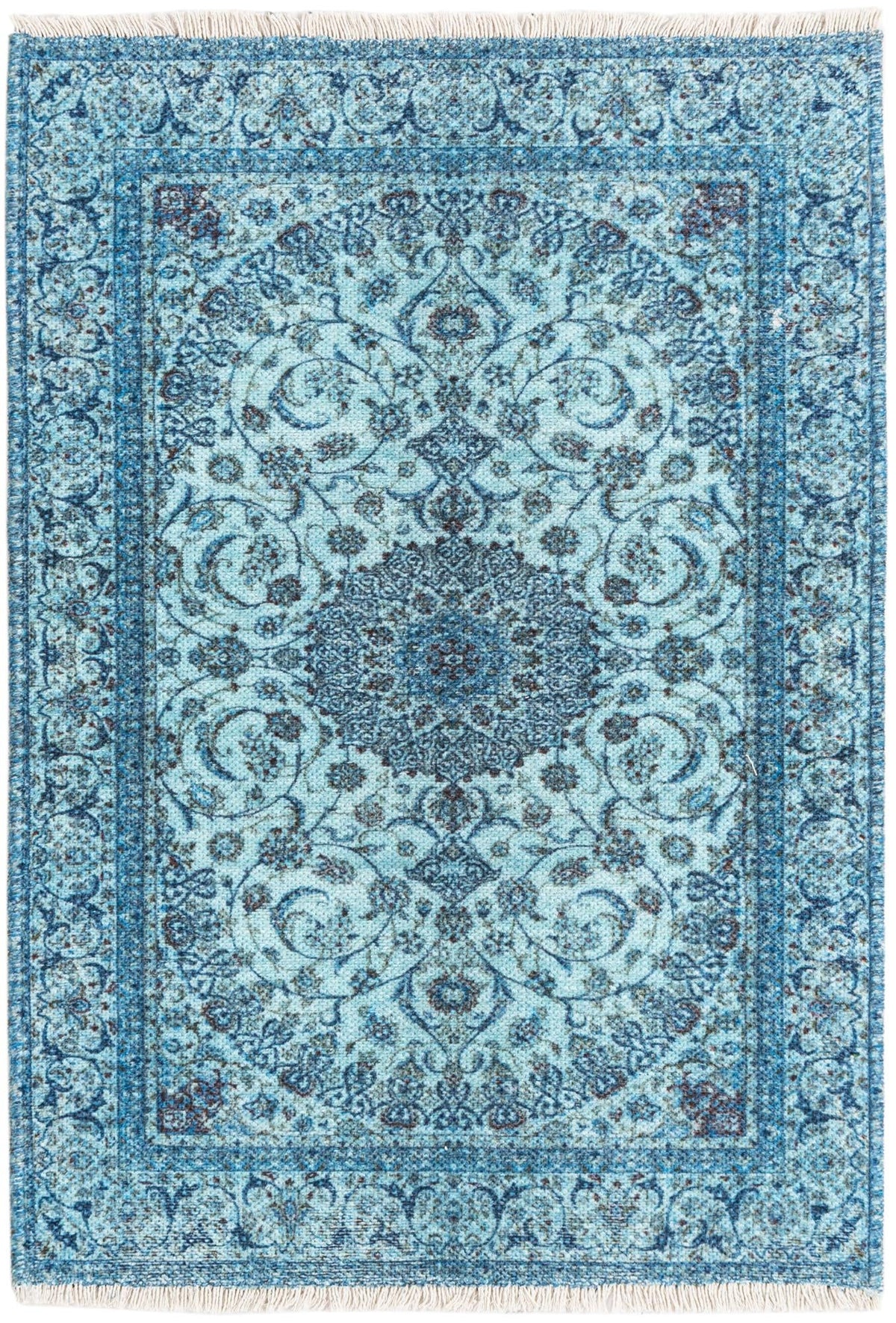 Bazaar Chic Collection Area Rug -  El Jadida Rectangle Blue Main