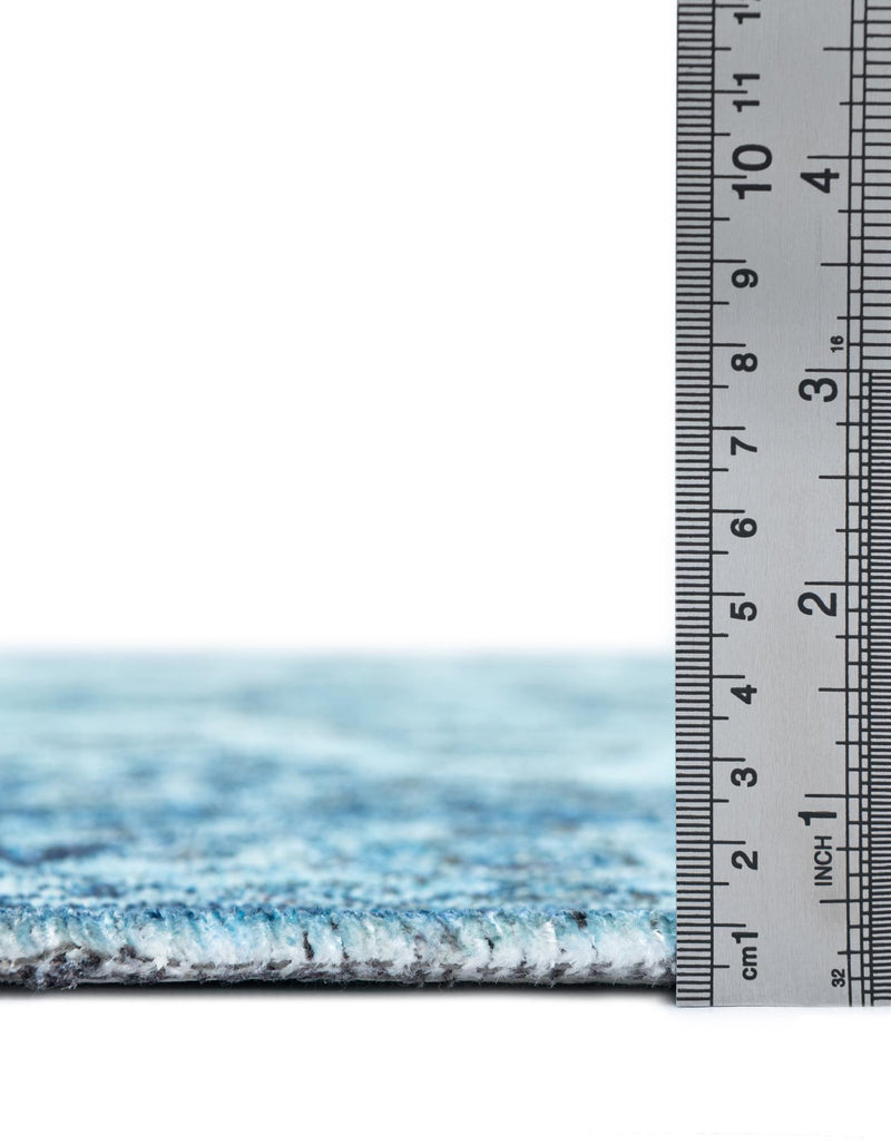 Bazaar Chic Collection Area Rug -  El Jadida Rectangle Blue  lifestyle 5