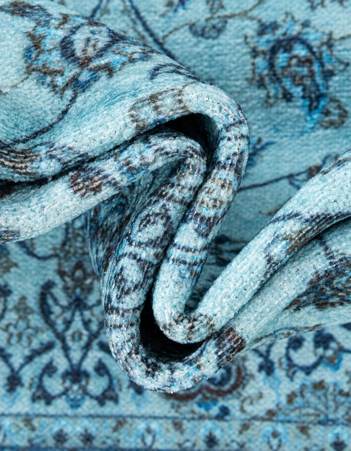 Bazaar Chic Collection Area Rug -  El Jadida Rectangle Blue  lifestyle 8