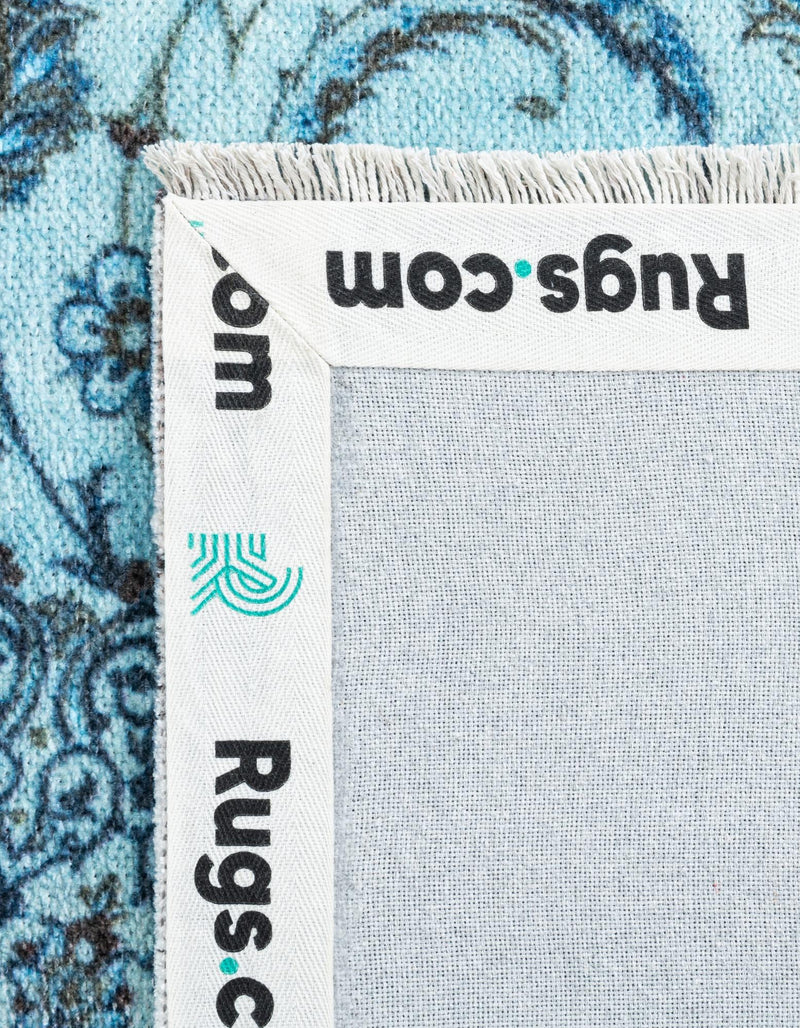 Bazaar Chic Collection Area Rug -  El Jadida Rectangle Blue  lifestyle 9