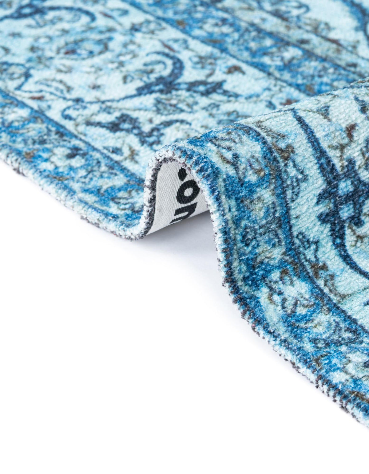 Bazaar Chic Collection Area Rug -  El Jadida Rectangle Blue  lifestyle 10