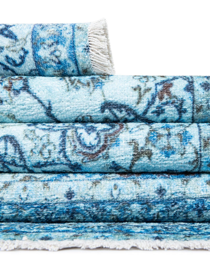 Bazaar Chic Collection Area Rug -  El Jadida Rectangle Blue  lifestyle 14