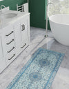 Bazaar Chic Collection Area Rug -  El Jadida Runner Blue  lifestyle 38