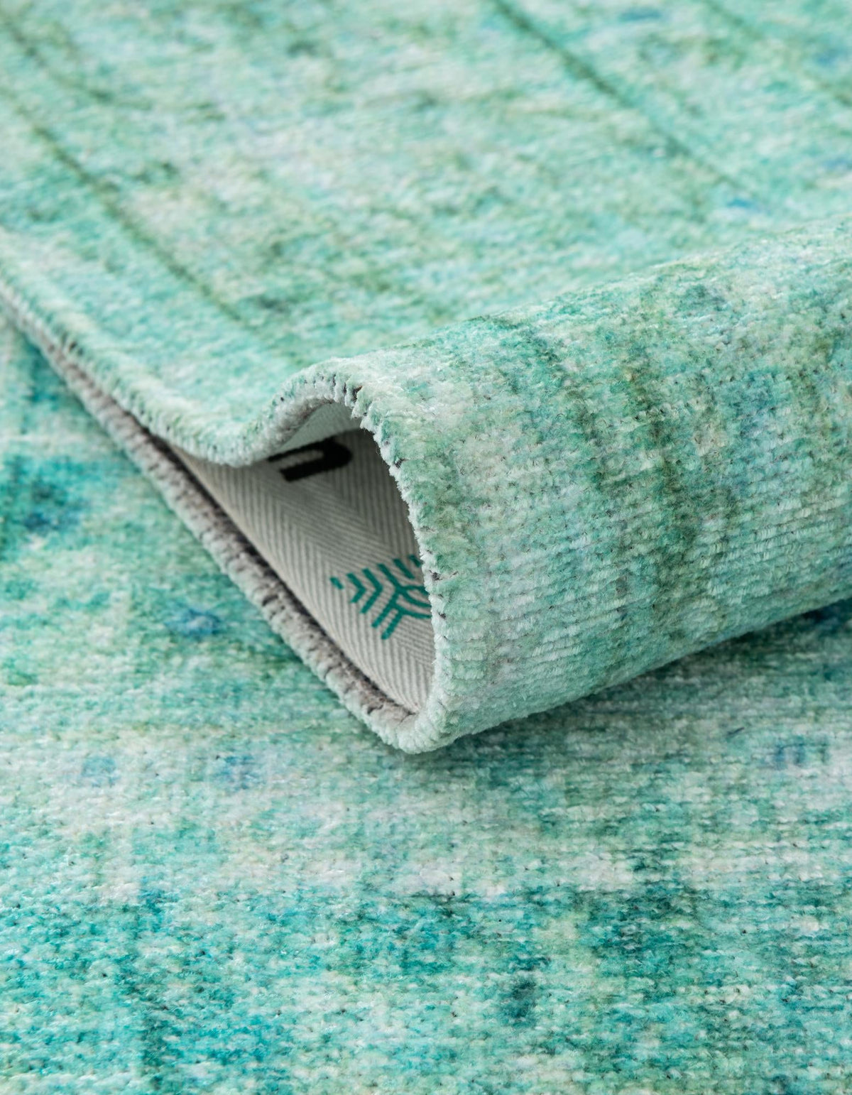 Bazaar Chic Collection Area Rug -  Taza Rectangle Turquoise  lifestyle 6