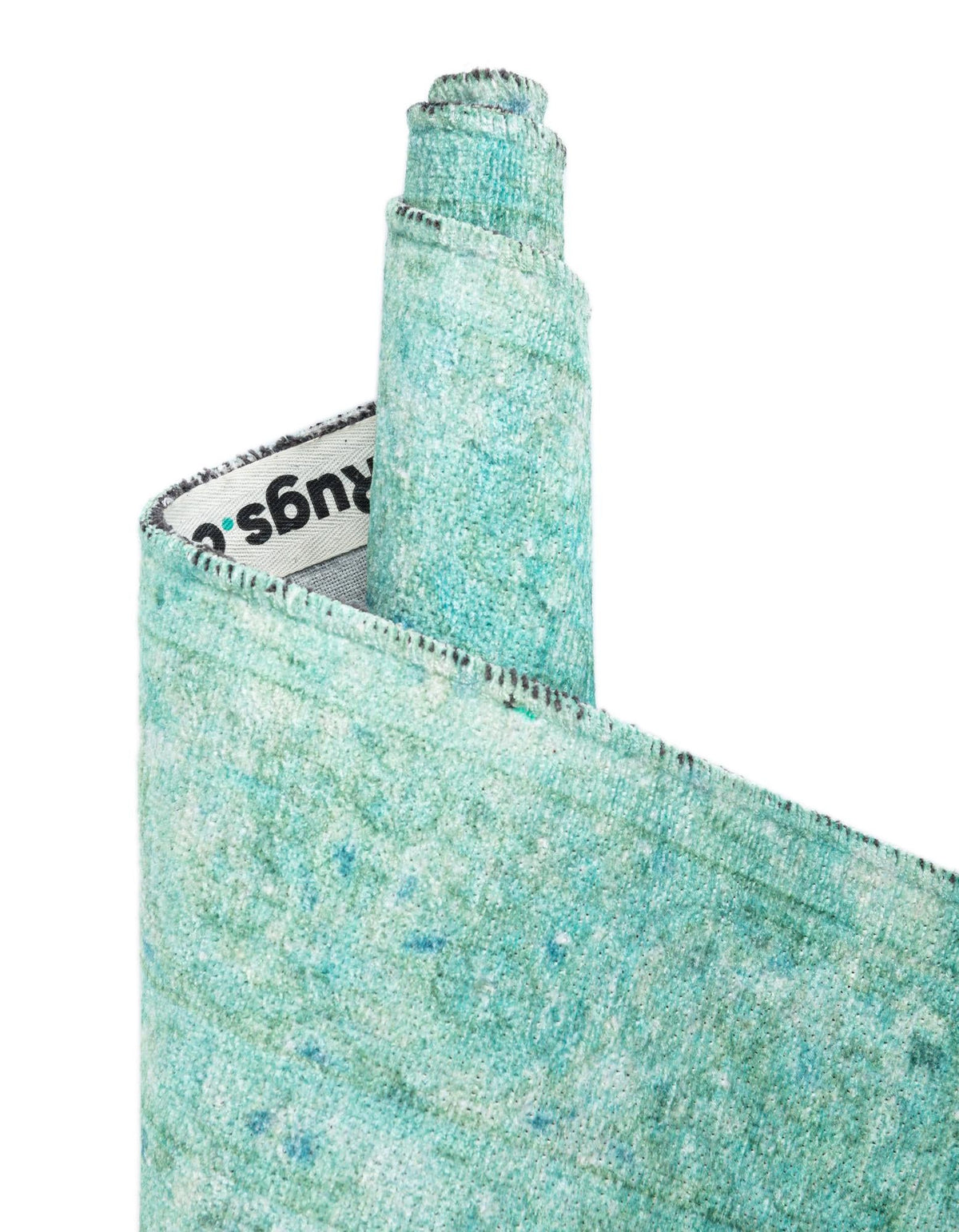 Bazaar Chic Collection Area Rug -  Taza Rectangle Turquoise  lifestyle 11