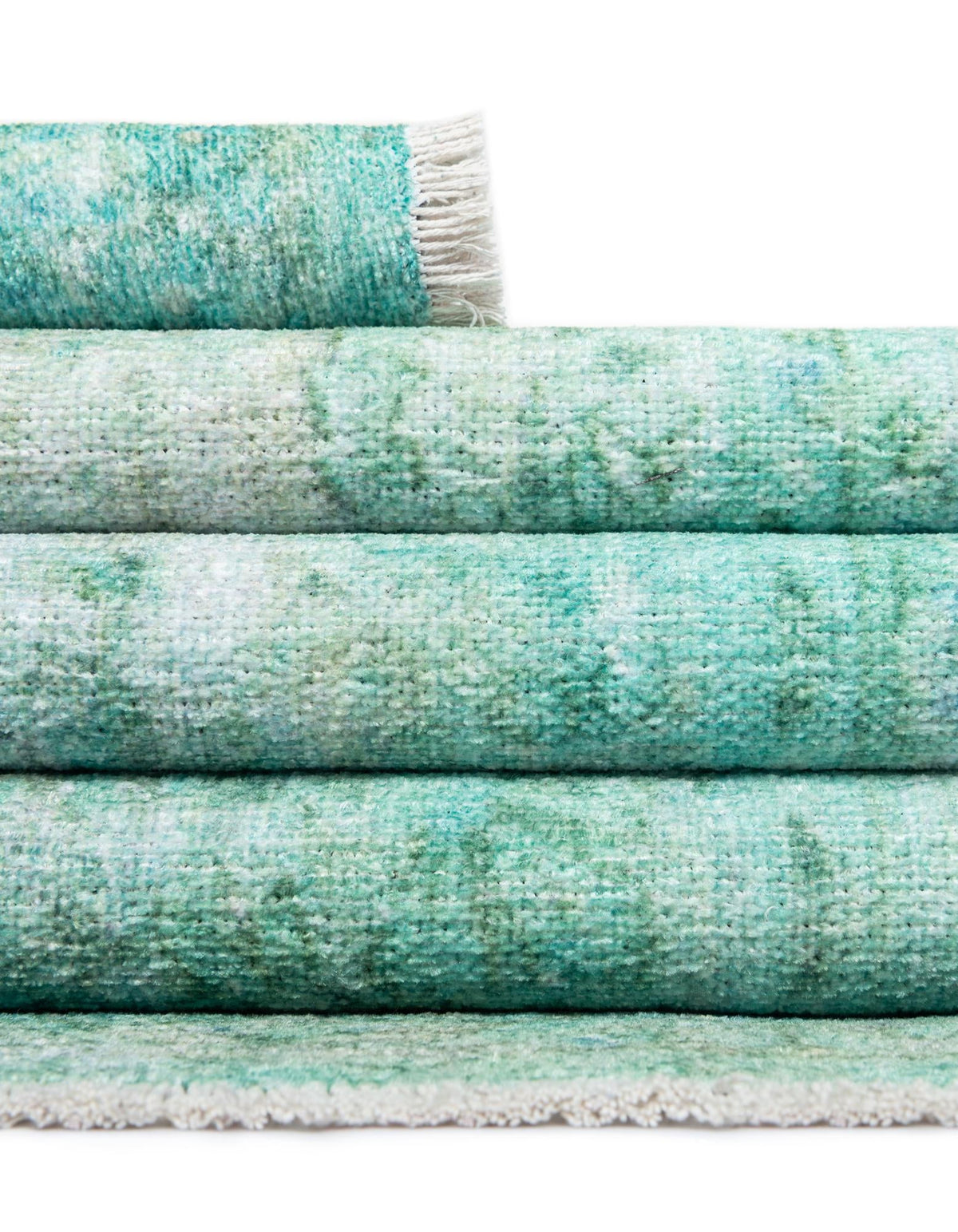 Bazaar Chic Collection Area Rug -  Taza Rectangle Turquoise  lifestyle 14