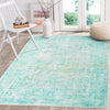 Bazaar Chic Collection Area Rug -  Taza Rectangle Turquoise  lifestyle 16