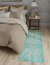 Bazaar Chic Collection Area Rug -  Taza Runner Turquoise  lifestyle 26