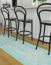 Bazaar Chic Collection Area Rug -  Taza Runner Turquoise  lifestyle 36
