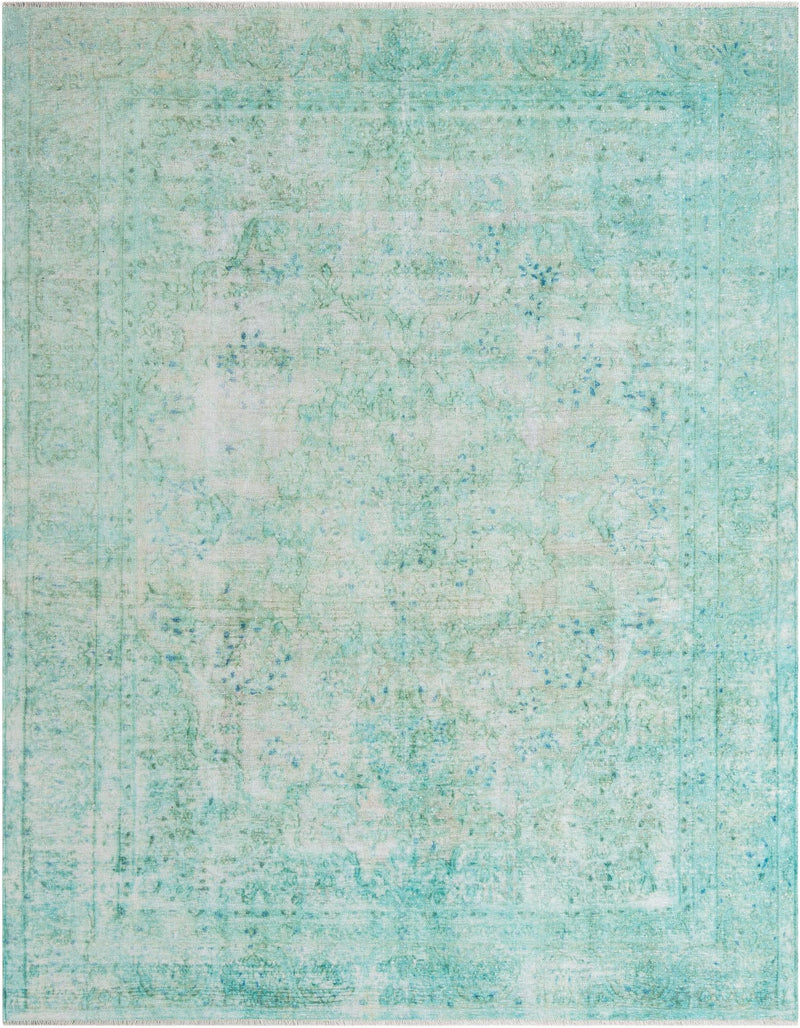 Bazaar Chic Collection Area Rug -  Taza Rectangle Turquoise  lifestyle 2