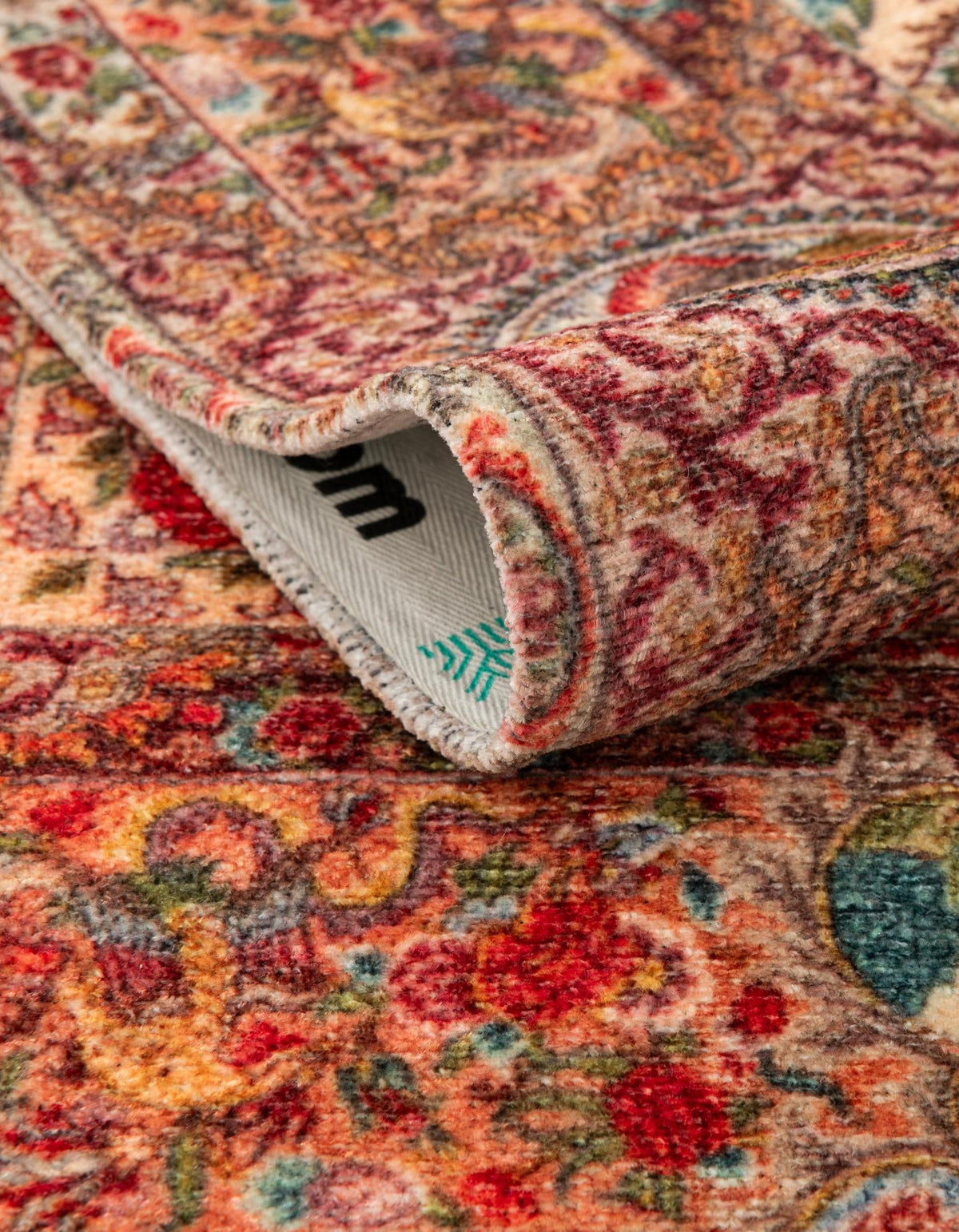 Bazaar Chic Collection Area Rug -  Khouribga Rectangle Rust Red  lifestyle 6