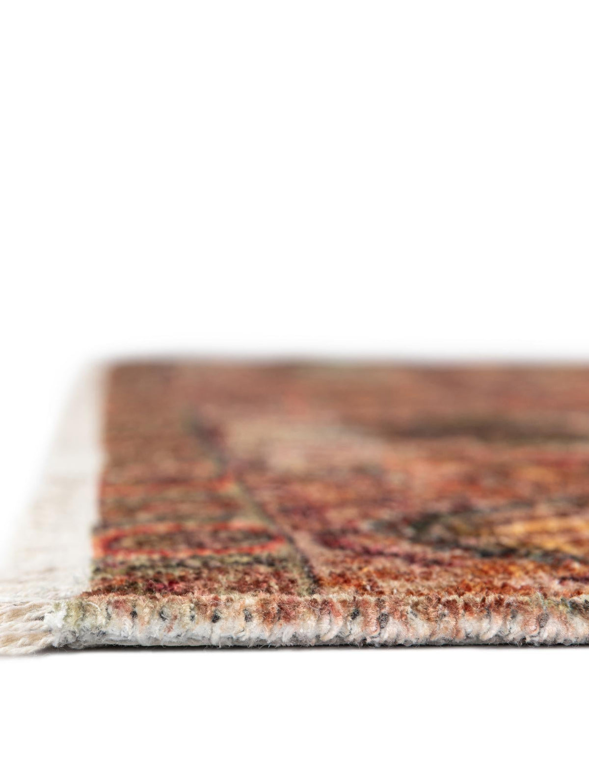 Bazaar Chic Collection Area Rug -  Khouribga Rectangle Rust Red  lifestyle 7