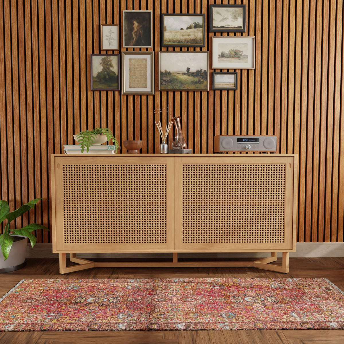Bazaar Chic Collection Area Rug -  Khouribga Runner Rust Red  lifestyle 55