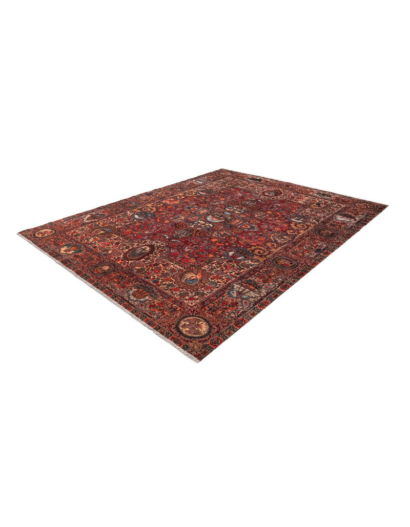 Bazaar Chic Collection Area Rug -  Khouribga Rectangle Rust Red  lifestyle 4