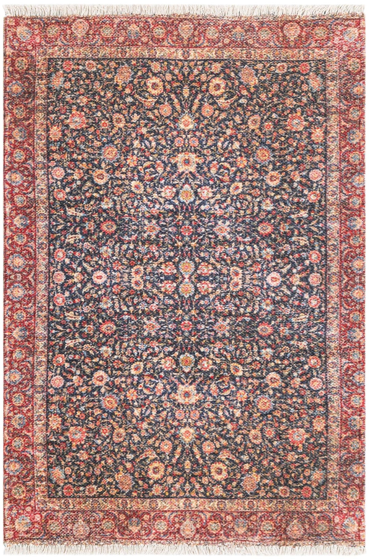 Bazaar Chic Collection Area Rug -  Tangier Rectangle Navy Blue Main