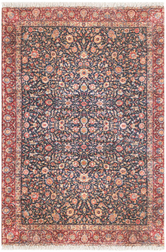 Bazaar Chic Collection Area Rug -  Tangier Rectangle Navy Blue Main