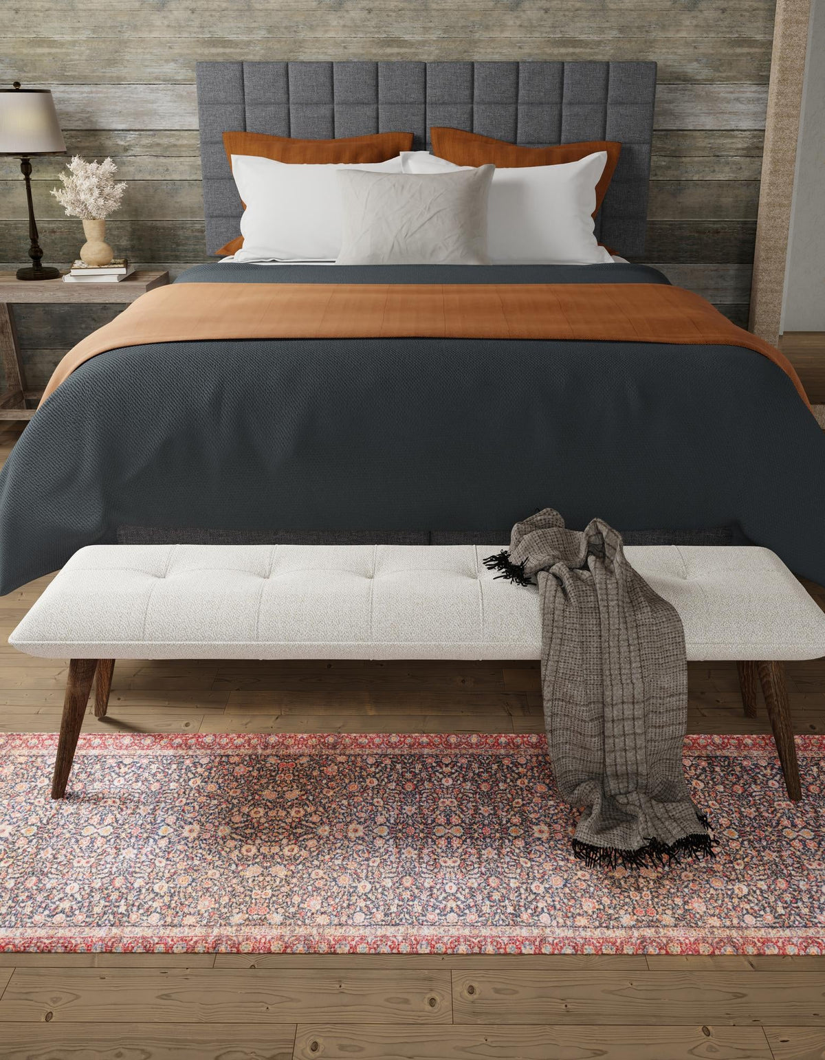 Bazaar Chic Collection Area Rug -  Tangier Runner Navy Blue  lifestyle 26
