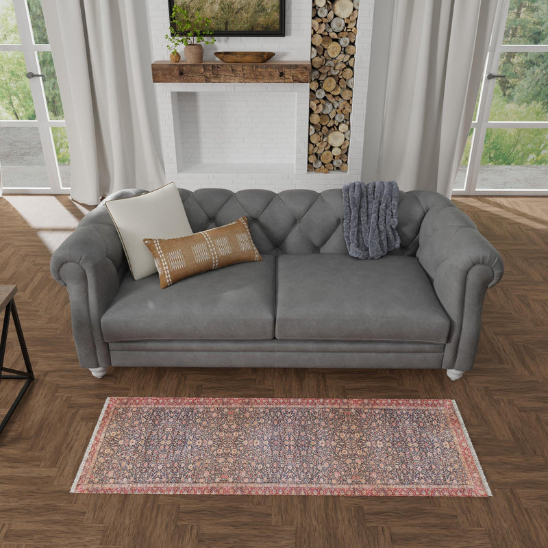 Bazaar Chic Collection Area Rug -  Tangier Runner Navy Blue  lifestyle 63