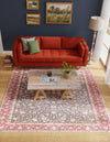 Bazaar Chic Collection Area Rug -  Tangier Square Navy Blue  lifestyle 21