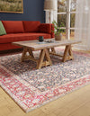 Bazaar Chic Collection Area Rug -  Tangier Square Navy Blue  lifestyle 23