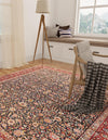 Bazaar Chic Collection Area Rug -  Tangier Square Navy Blue  lifestyle 37