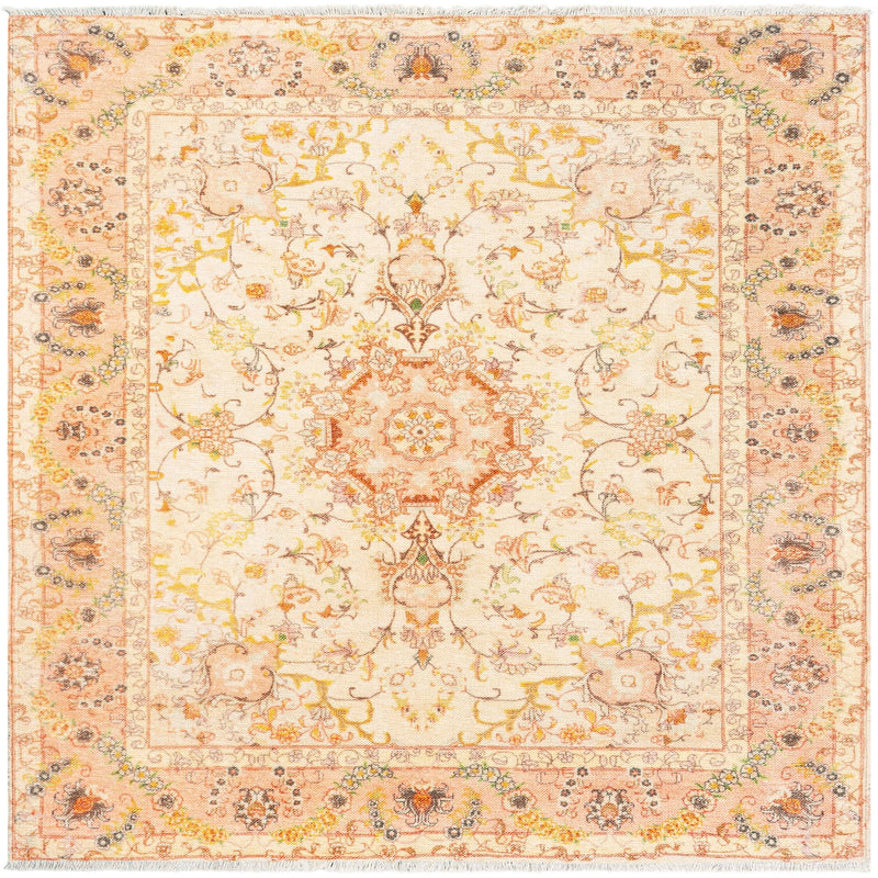 Bazaar Chic Collection Area Rug -  Fez Square Ivory and Gold  lifestyle 19