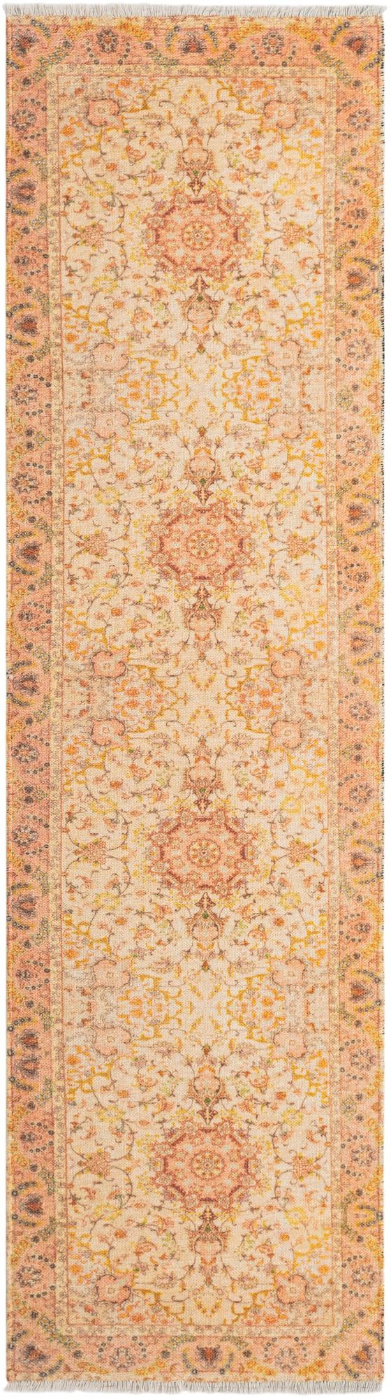 Bazaar Chic Collection Area Rug -  Fez Runner Ivory and Gold  lifestyle 39