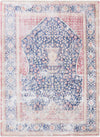 Bazaar Chic Collection Area Rug -  Rabat Rectangle Navy Blue  lifestyle 2