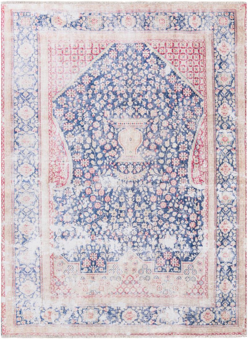 Bazaar Chic Collection Area Rug -  Rabat Rectangle Navy Blue  lifestyle 2