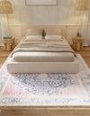 Bazaar Chic Collection Area Rug -  Rabat Square Navy Blue  lifestyle 27