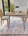 Bazaar Chic Collection Area Rug -  Rabat Square Navy Blue  lifestyle 29