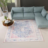 Bazaar Chic Collection Area Rug -  Rabat Square Navy Blue  lifestyle 61