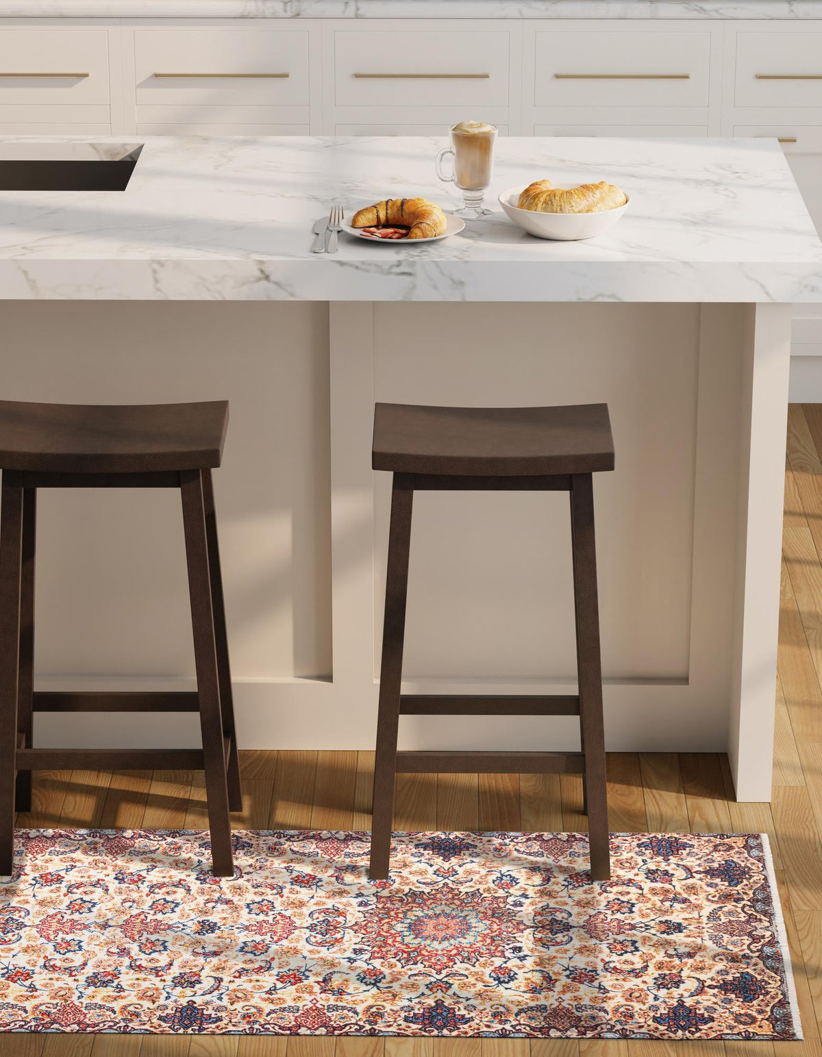 Bazaar Chic Collection Area Rug -  Meknes Runner Beige  lifestyle 30