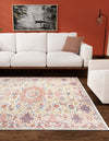 Bazaar Chic Collection Area Rug -  Meknes Square Beige  lifestyle 25