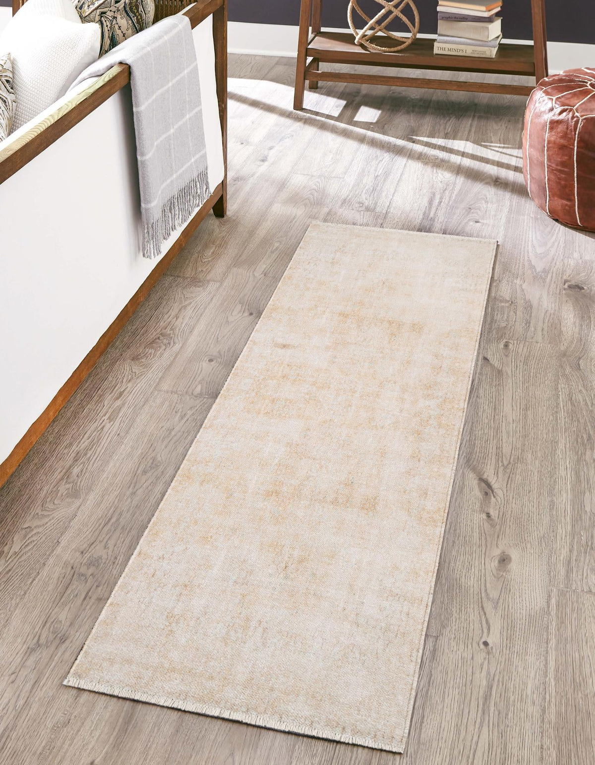 Bazaar Chic Collection Area Rug -  Agadir Runner Ivory  lifestyle 31