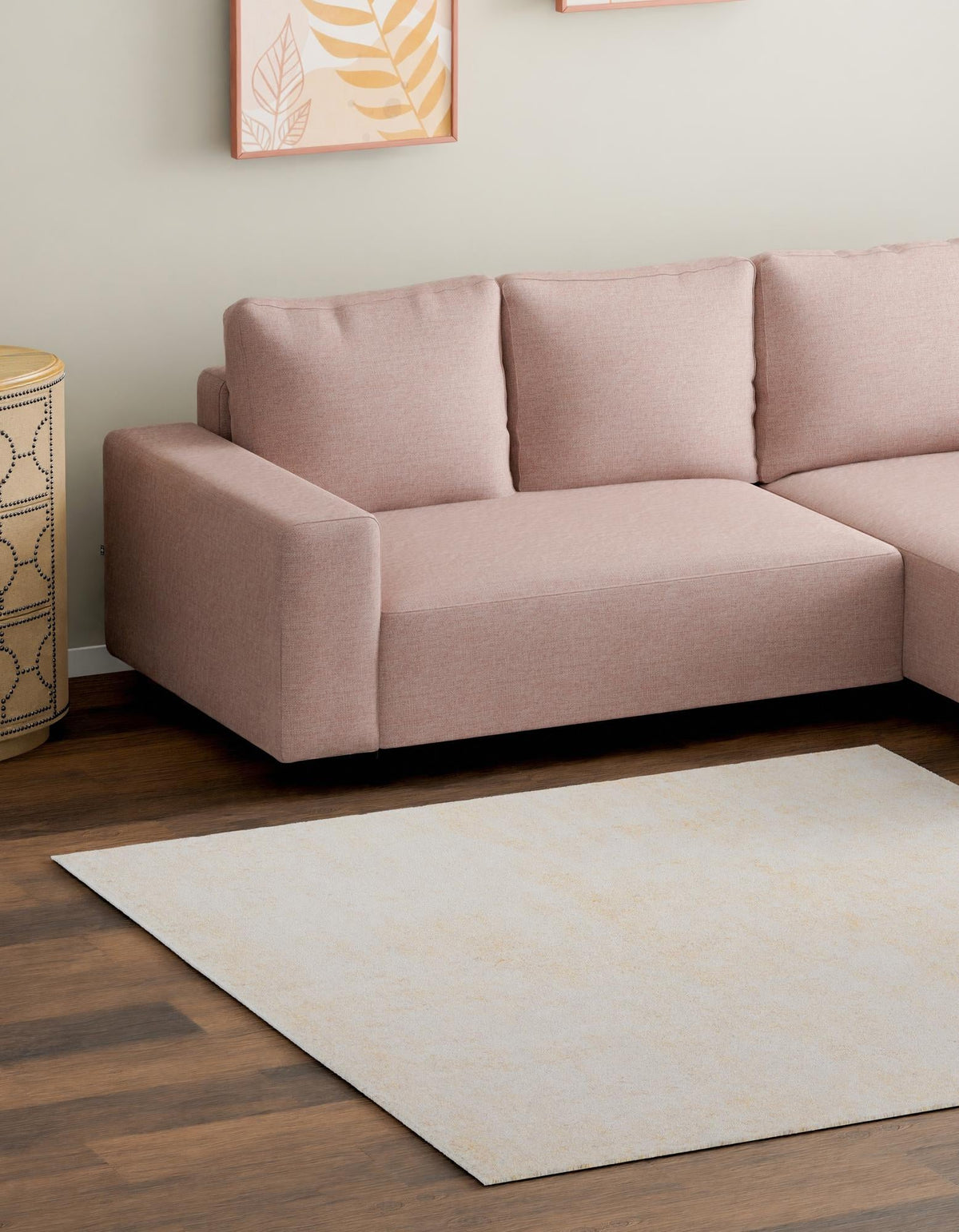 Bazaar Chic Collection Area Rug -  Agadir Square Ivory  lifestyle 55