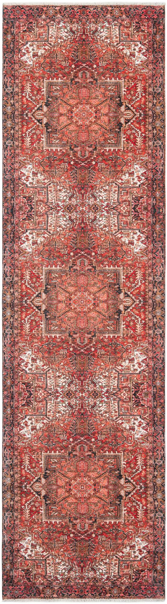 Bazaar Chic Collection Area Rug -  Essaouira Runner Rust Red  lifestyle 18
