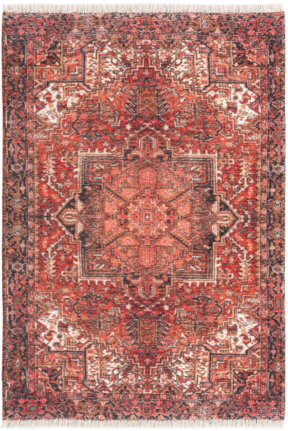 Bazaar Chic Collection Area Rug -  Essaouira Rectangle Rust Red Main
